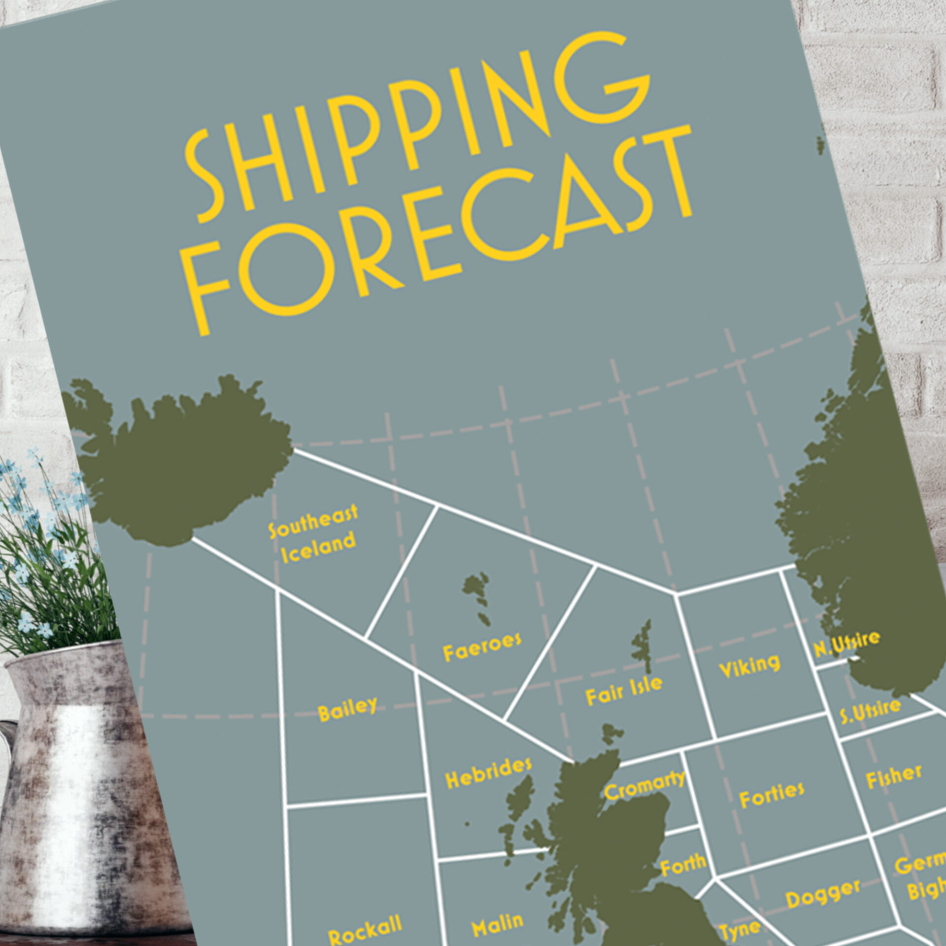 Shipping Forecast Area Map Alice Rose